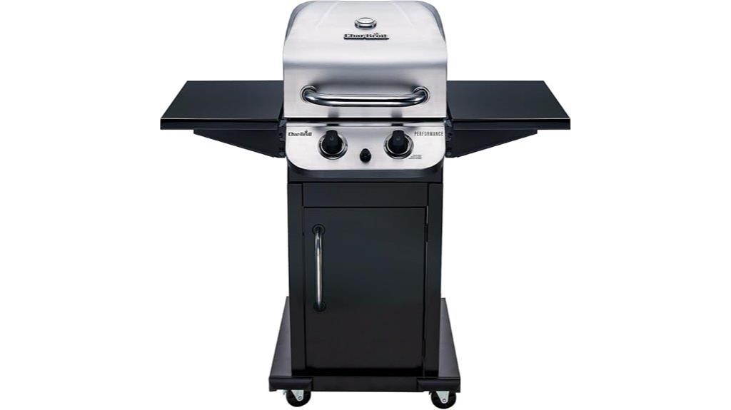 two burner propane grill