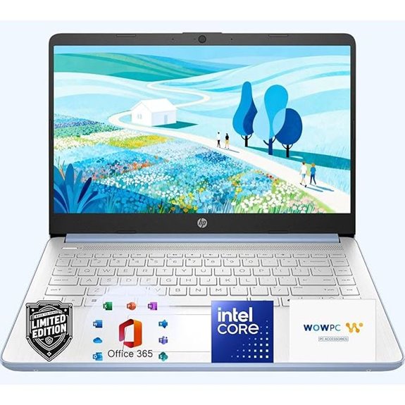 HP Ultrabook Laptop with Office 365 & AI