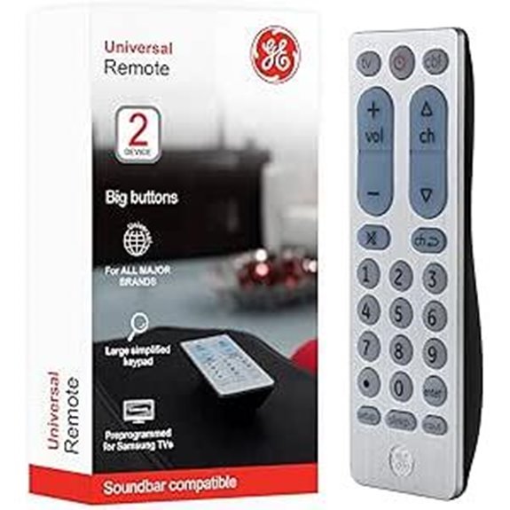 GE Universal Remote for Smart TVs and Streaming Devices