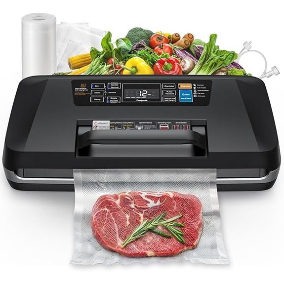 95kpa Vacuum Sealer with Cutter and Bags