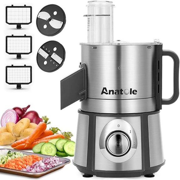 Anatole 5-in-1 Electric Vegetable Chopper and Slicer