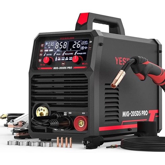 YESWELDER MIG-205DS PRO 5-in-1 MIG & TIG Welder
