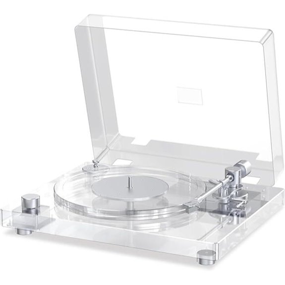 Vintage Bluetooth Vinyl Turntable with Built-in Preamp
