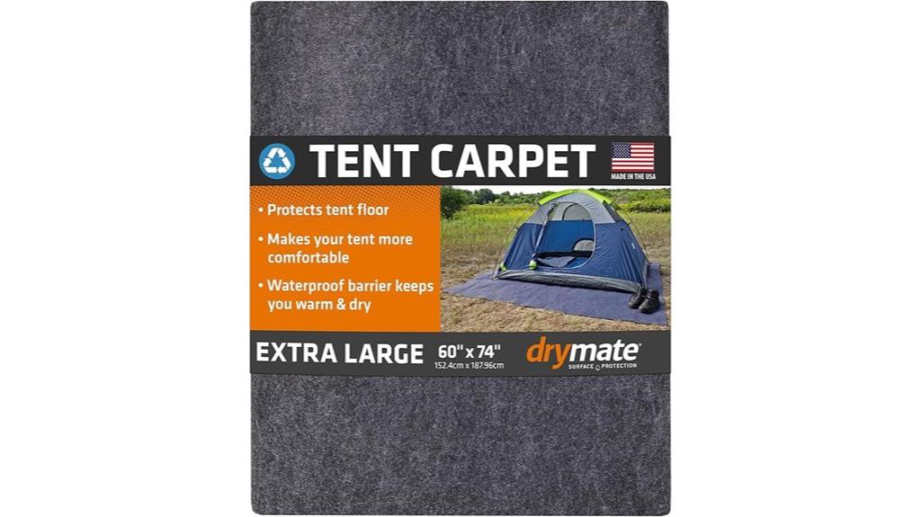 waterproof camping tent rug