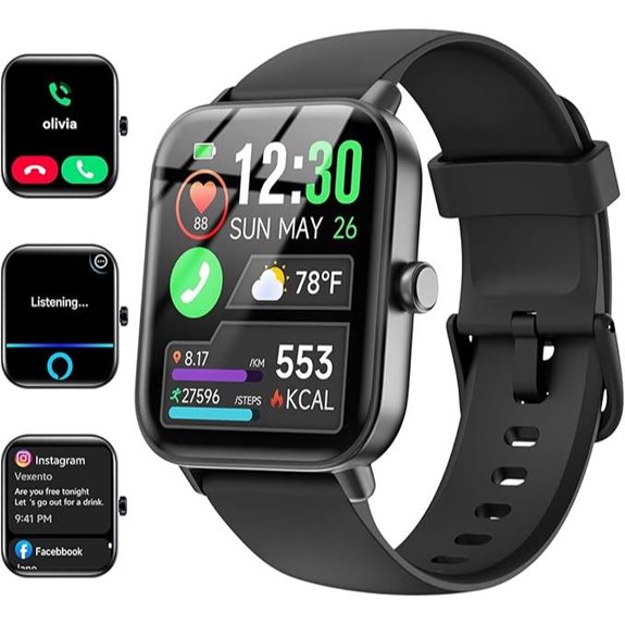 Smart Watches for Women/Men with Fitness & Waterproof