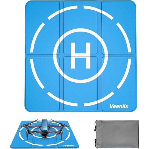 Foldable Waterproof Drone Landing Pad for DJI Mini and Veeniix