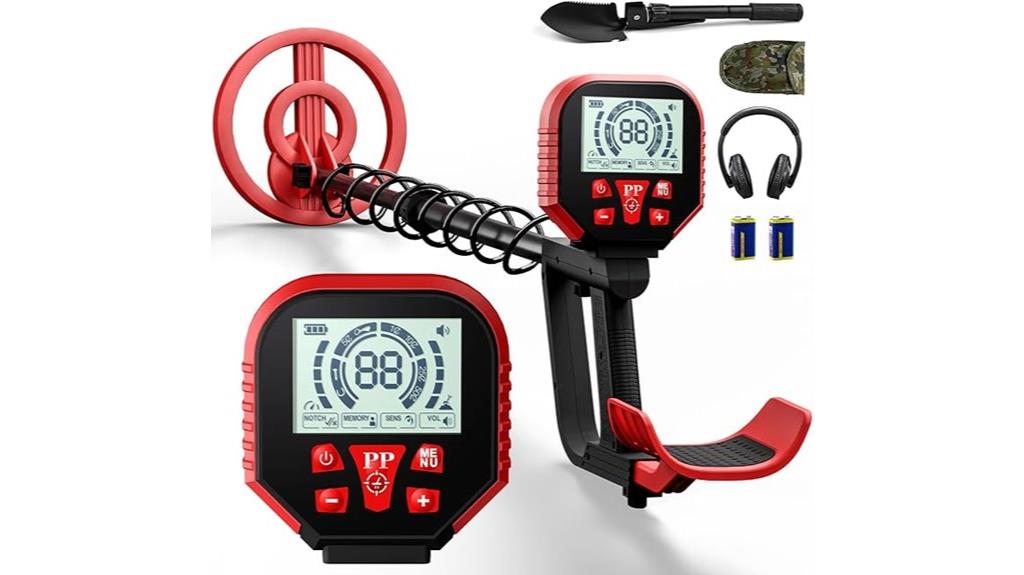 waterproof lcd metal detector