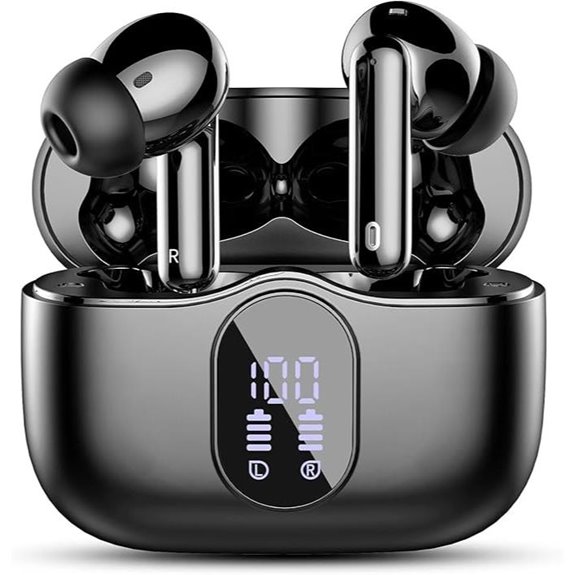 Wireless Bluetooth Earbuds with Noise Cancelling IP7 Waterproof