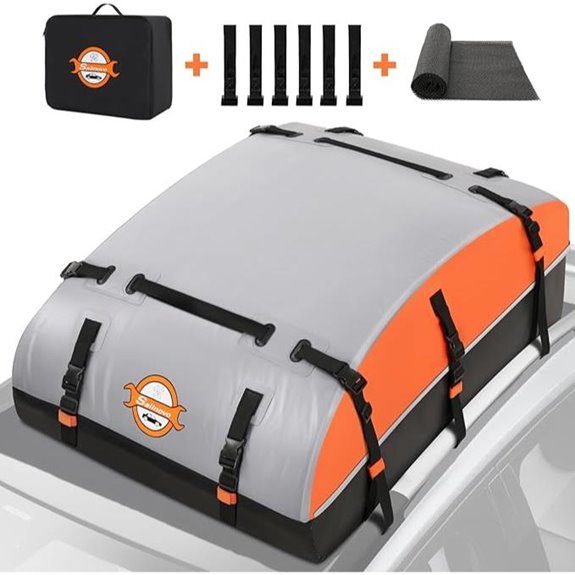 Sailnovo 21Cu Ft Waterproof Roof Cargo Carrier Bag
