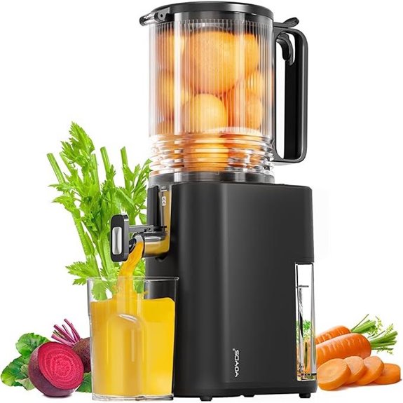 Cold Press Juicer with 5.5-inch Wide Feed Chute