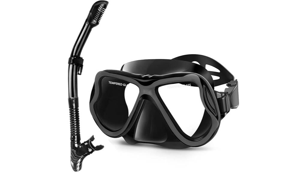 wide view anti fog mask
