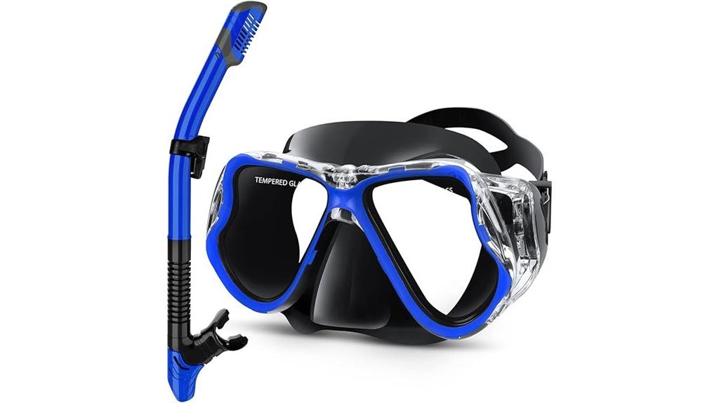 wide view anti fog snorkel