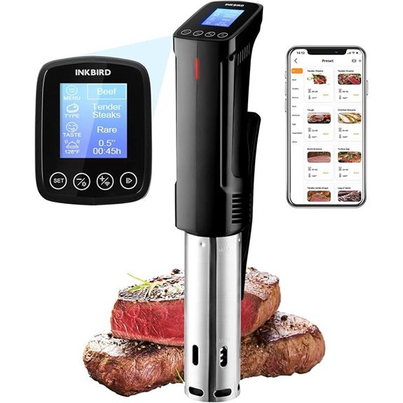 Inkbird Wifi Sous Vide Cooker with Recipes & Timer