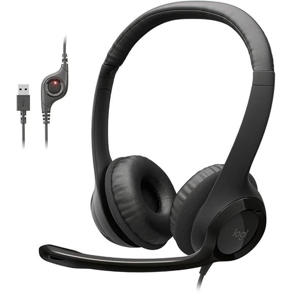 Logitech H390 Wired Headphones with Microphone