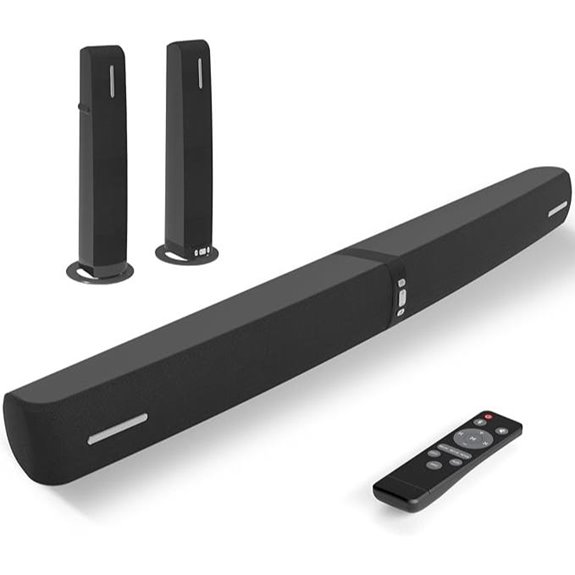 Bluetooth Soundbar for TV PC Gaming 90W Detachable