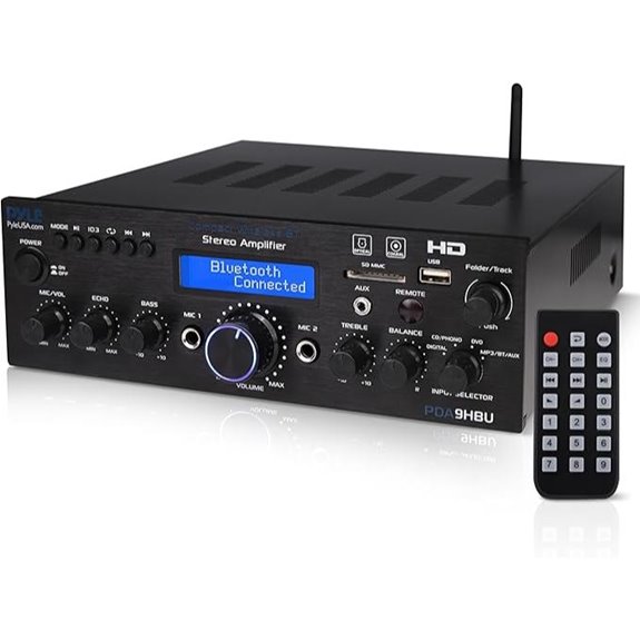 Pyle Wireless Bluetooth Home Stereo Amplifier System