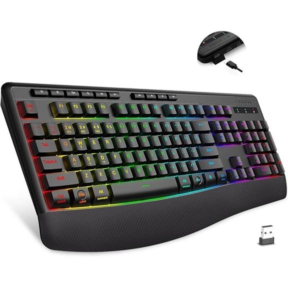 Wireless Bluetooth Keyboard with RGB Backlight