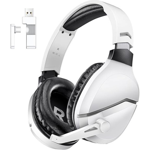 Wireless Gaming Headset with Noise Canceling Microphone