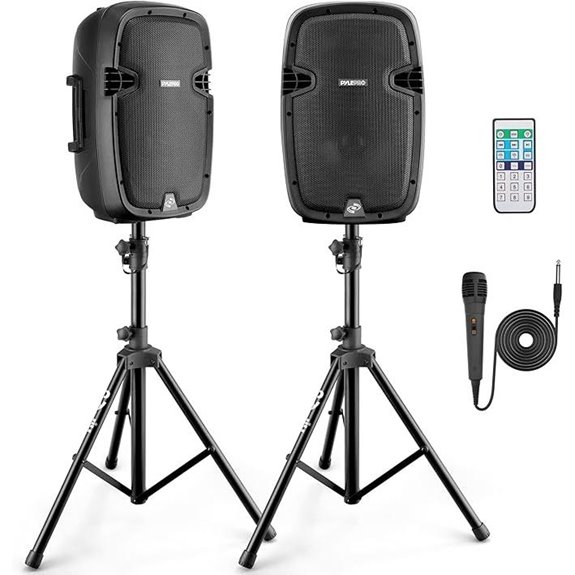 Pyle Wireless Portable PA System with Speakers and Microphone