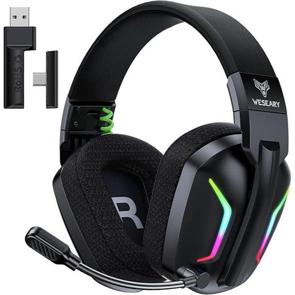 Wireless Gaming Headset for PS5 PC Switch Bluetooth