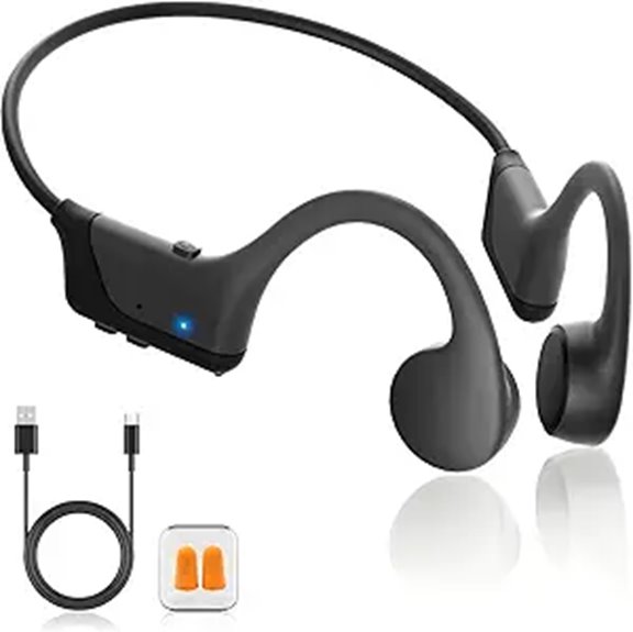 Bluetooth Bone Conduction Headphones with Sweatproof Design