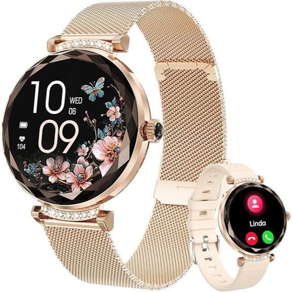 Smartwatch for Women with Heart Rate & Waterproofing