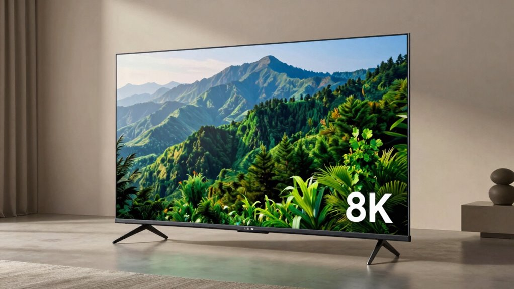 8k tv size and connectivity