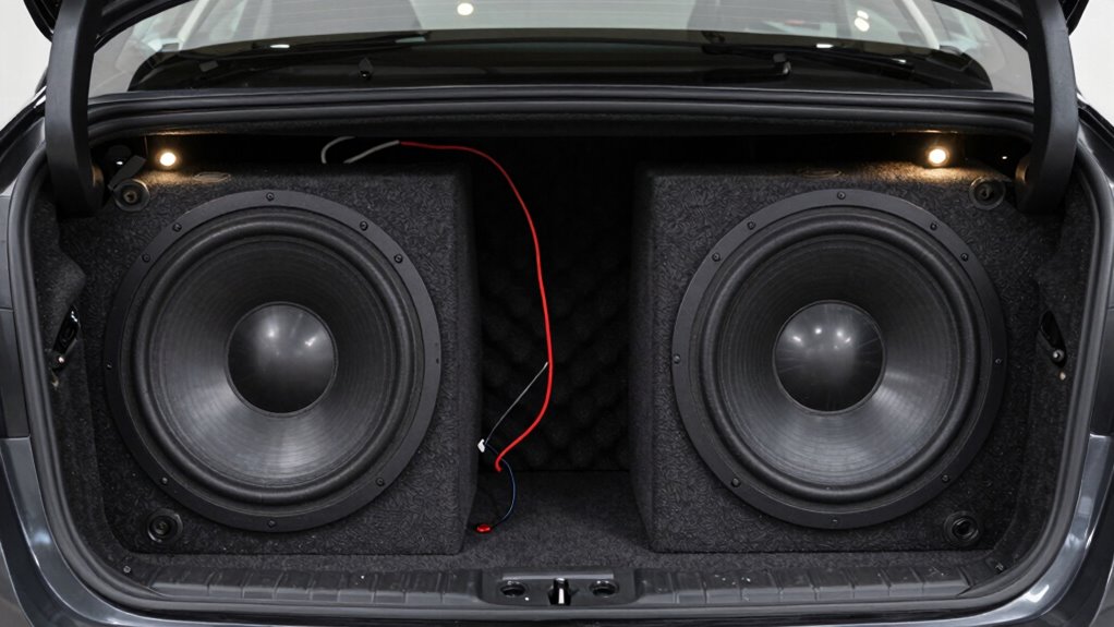 balanced car subwoofer setup