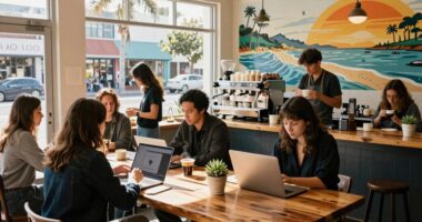 california coffee scene