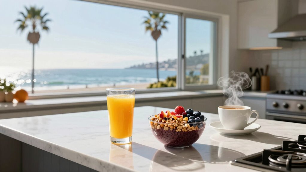 california morning mindful routines