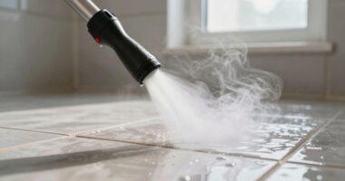 deep cleaning with steam