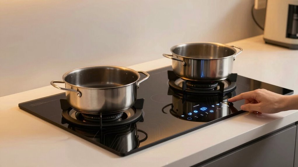 efficient safe induction cooking