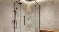 high end shower system features