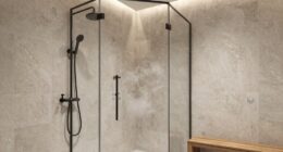 high end shower system features