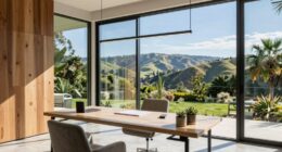 light filled california workspace