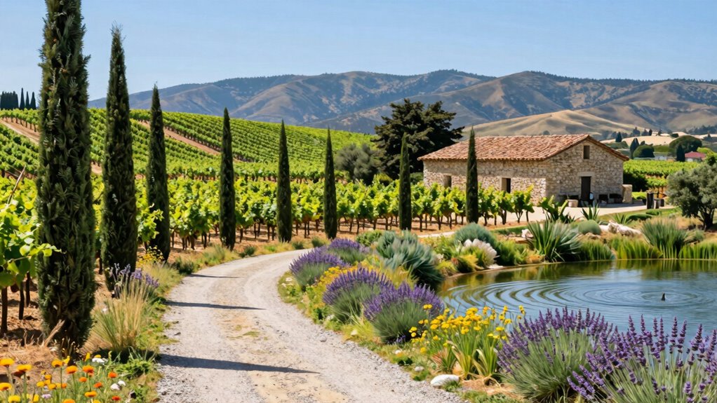 luxurious scenic vineyard retreats