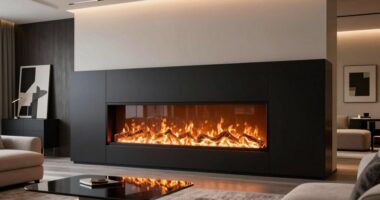 modern home electric fireplaces