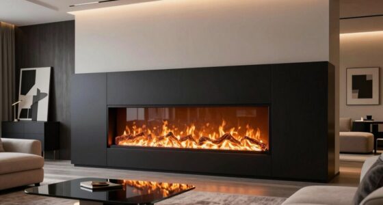modern home electric fireplaces