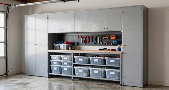 organized garage storage system