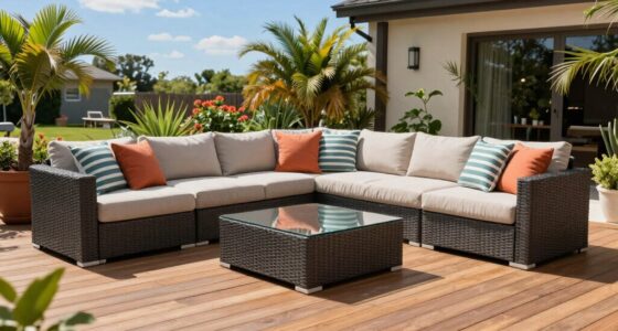 outdoor sectional furniture options