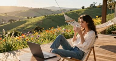 relaxed outdoor leisure activities