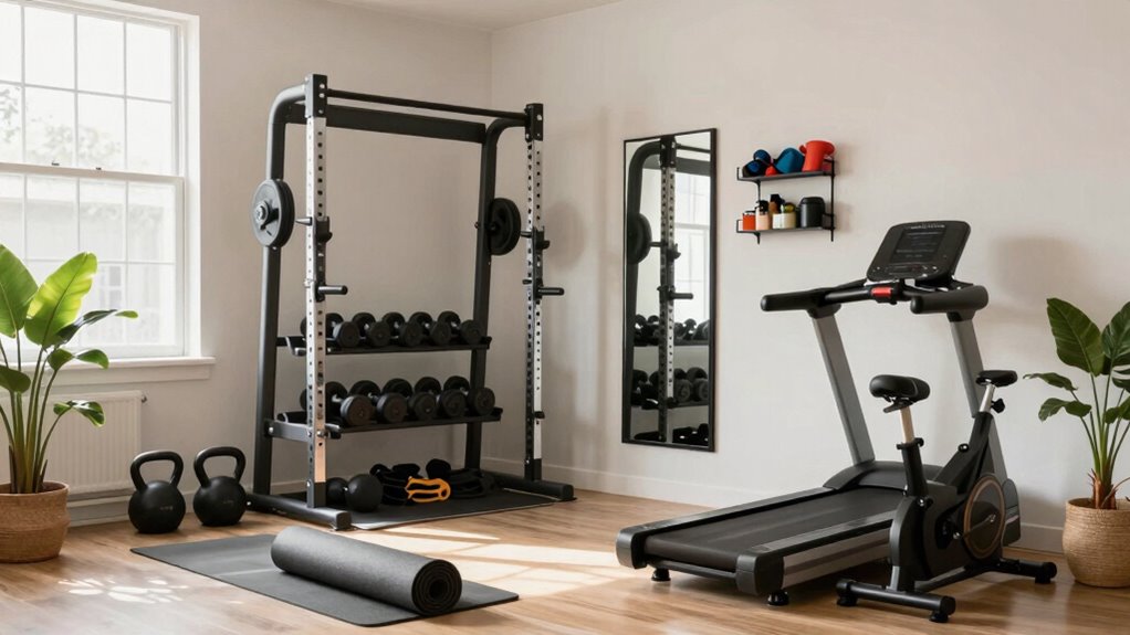 smart space efficient gym setup