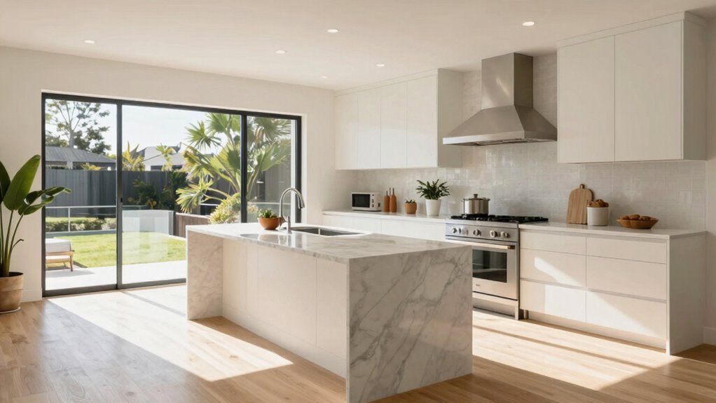 sunlit coastal open spaces