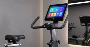 top exercise bikes screens