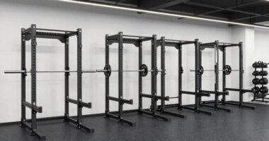top garage gym racks