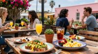 vibrant diverse health oriented brunch