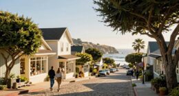 walkable california vacation spots