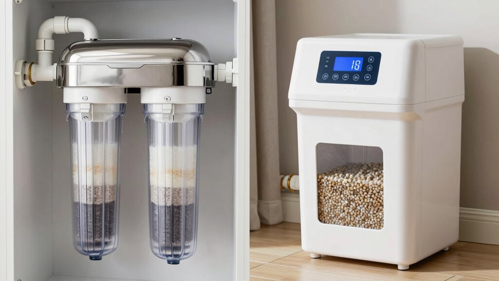 water filtration versus softening