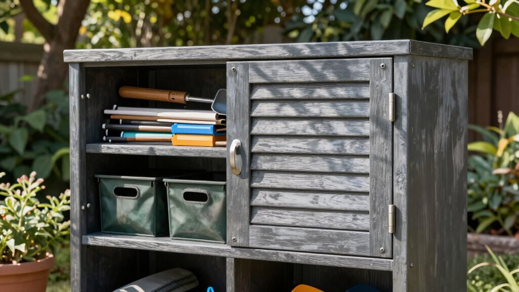 weatherproof durable outdoor storage