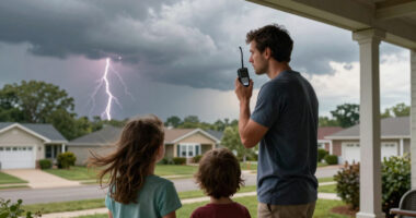 Severe storms traveling across Indiana on Father's Day